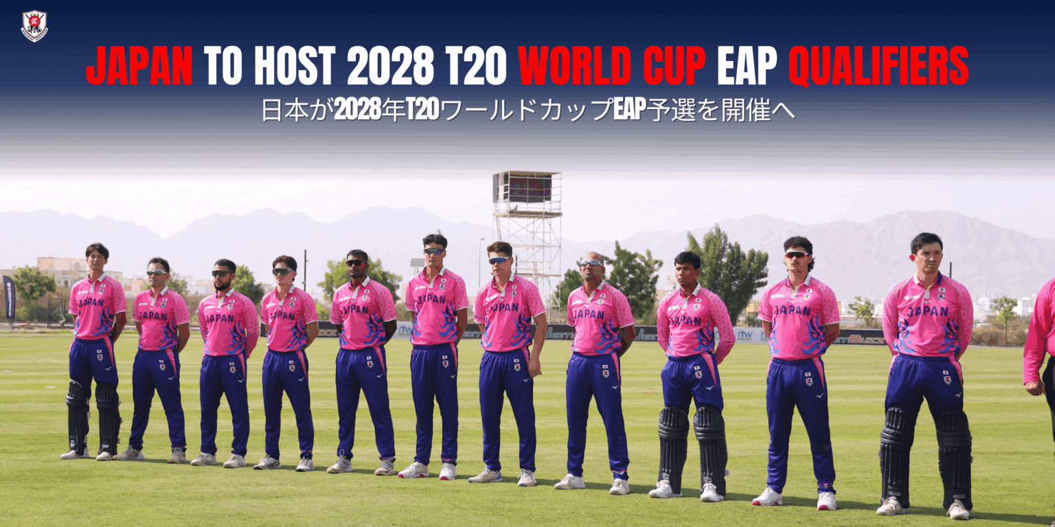 Japan To Host ICC Men’s T20WC EAP Sub-Regional Qualifier in Sano and Nisshin