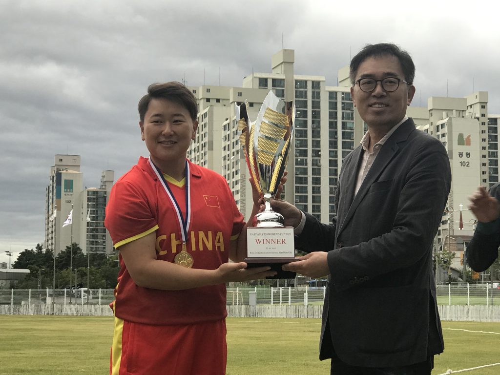 Japan Cricket Association 東アジアカップ 女子日本代表が韓国に勝利し3位 中国が香港に勝利し優勝