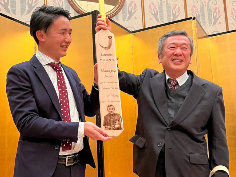 Japan Cricket Association JCA功労賞