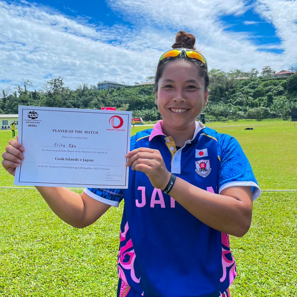 Japan Cricket Association レポート｜クック諸島 対 日本（女子W杯東アジア太平洋予選）